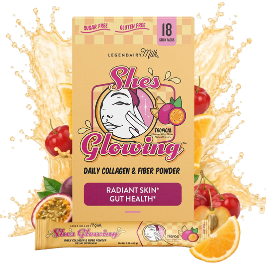 She’s Glowing™ Collagen Peptides & Fiber Powder