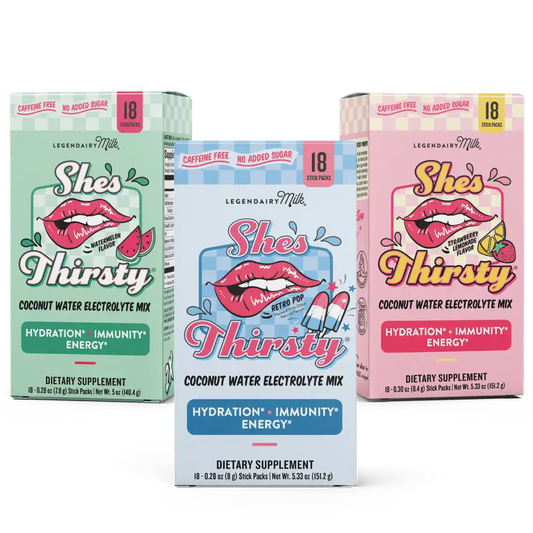 She’s Thirsty® Coconut Water Electrolyte Mix Trio